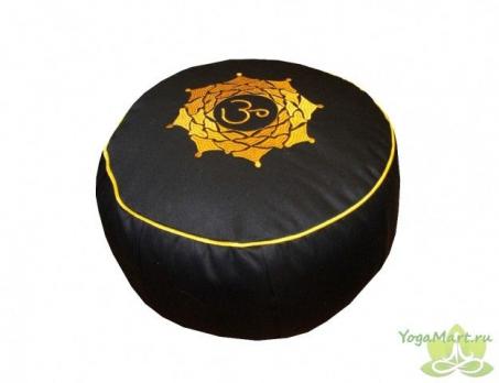 Подушка для медитации «Ом» круглая