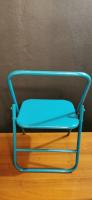 Голубой стул для занятий йoгoй Айенгара высотой 41см_3