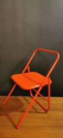 Красный стул для занятий йoгoй Айенгара высотой 41см_1