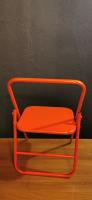 Красный стул для занятий йoгoй Айенгара высотой 41см_2