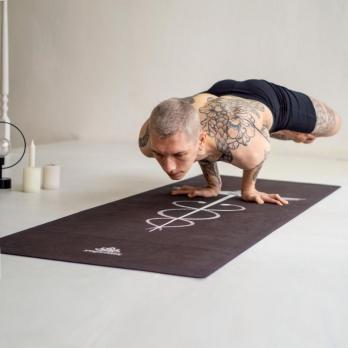 Удлинённый коврик для йоги CADUCEI Yogamatic