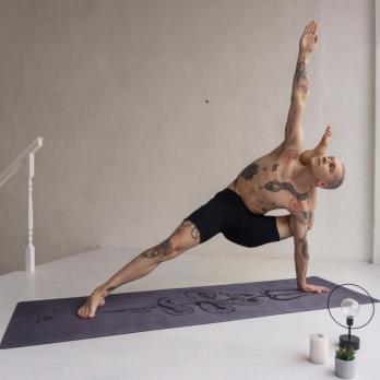 Удлинённый коврик для йоги Shiva Yogamatic