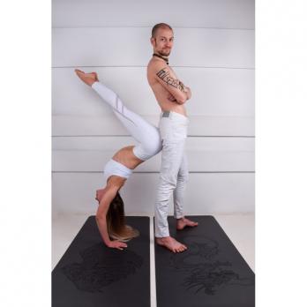 Коврик для йоги Lion grey Yogamatic