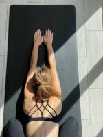Профессиональный коврик для йоги PRO Munari Black Yoga Club_2