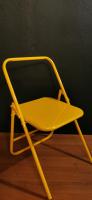 Жёлтый стул для занятий йoгoй Айенгара высотой 41см_0