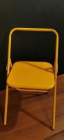 Жёлтый стул для занятий йoгoй Айенгара высотой 41см_2