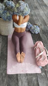Хлопковая сумка для йога коврика Yoga Club
